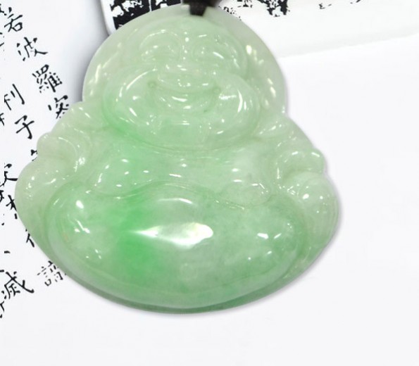 开光弥勒玉佛