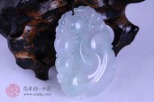 糯种如意缅甸翡翠挂件