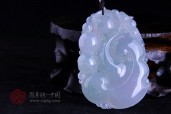 糯种如意缅甸翡翠挂件