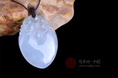 夫妻恩爱冰种飘绿永结同心缅甸翡翠挂件