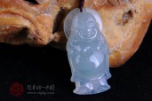 冰油种佛缅甸翡翠挂件