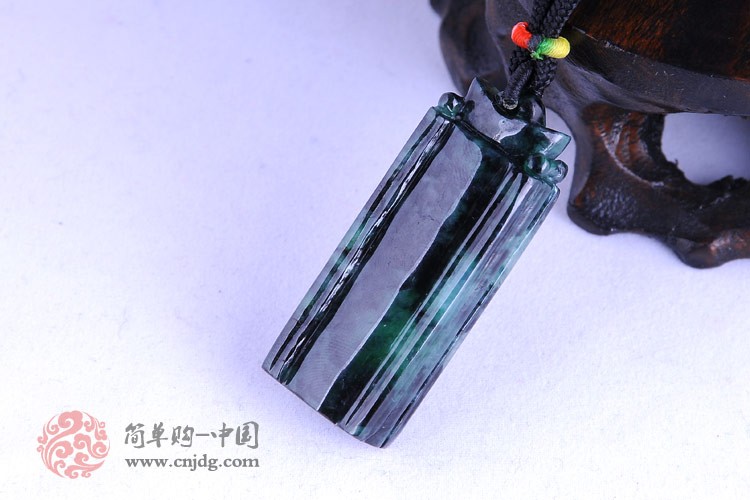 老坑种官印缅甸翡翠挂件