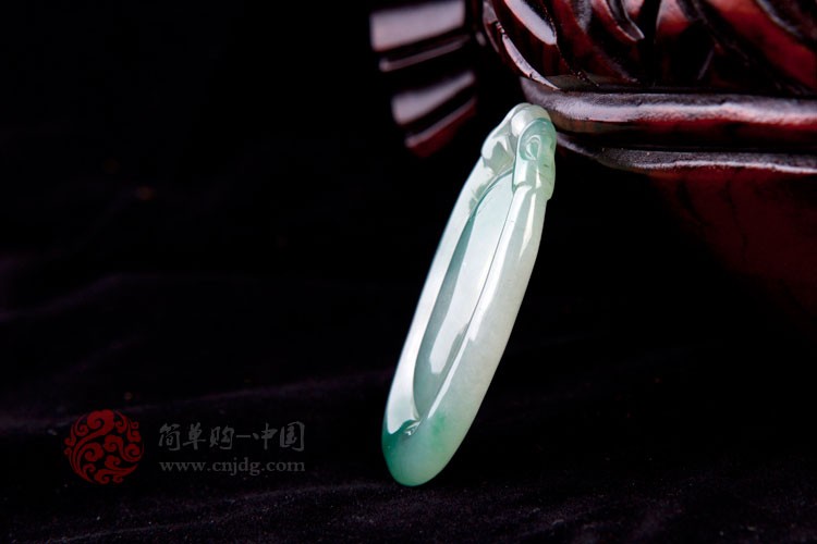 春日凝妆老坑福在眼前缅甸翡翠挂件