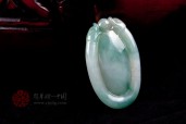 春日凝妆老坑福在眼前缅甸翡翠挂件