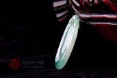 春日凝妆老坑福在眼前缅甸翡翠挂件
