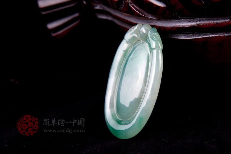 春日凝妆老坑福在眼前缅甸翡翠挂件