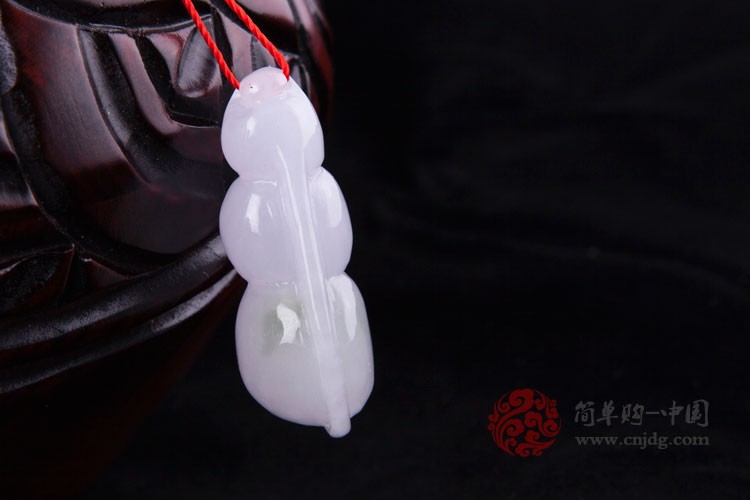 祥福降至缅甸天然翡翠A货紫罗兰四季豆挂件