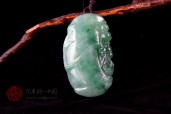 步步为赢缅甸老坑天然翡翠A货节节高挂件