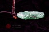 步步为赢缅甸老坑天然翡翠A货节节高挂件