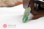 老坑正绿福报平安缅甸翡翠挂件