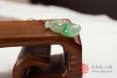 老坑正绿福报平安缅甸翡翠挂件