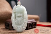 豆种寿星缅甸翡翠手玩件