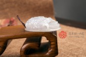 紫罗兰鬼头缅甸翡翠挂件