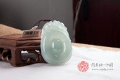 蓝水福在眼前缅甸翡翠挂件