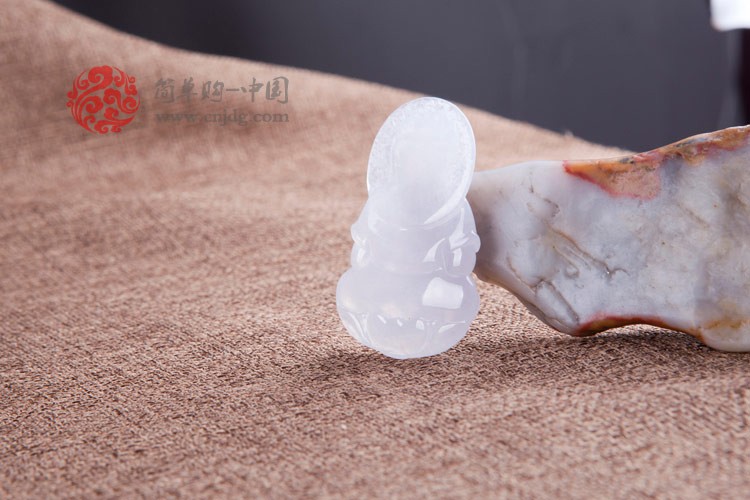 冰紫观音缅甸翡翠挂件