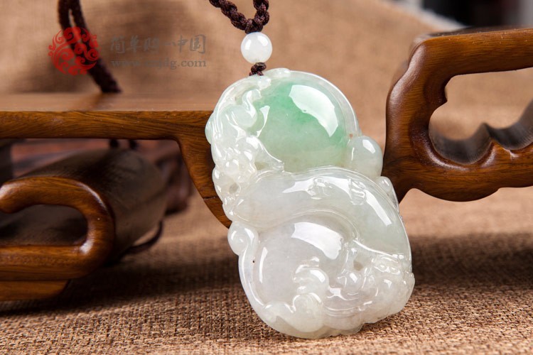 招财貔貅缅甸翡翠挂件