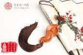 无量天尊天然花梨招财保平安观音吊坠