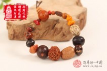 长命富贵天然十八籽菩提招财化煞佛珠手串