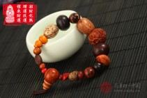 长命富贵天然十八籽菩提招财化煞佛珠手串